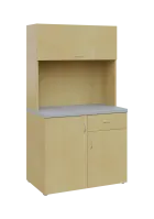 KUCH - SIMPLE 3 kuchyňka s výklopem (bez vybavení), 1800x1000x6000 mm, bříza světlá